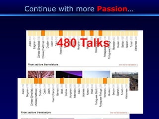 Continue with more  Passion … 