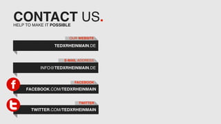 TEDxRheinMain Roadmap 2013/2014 Teaser