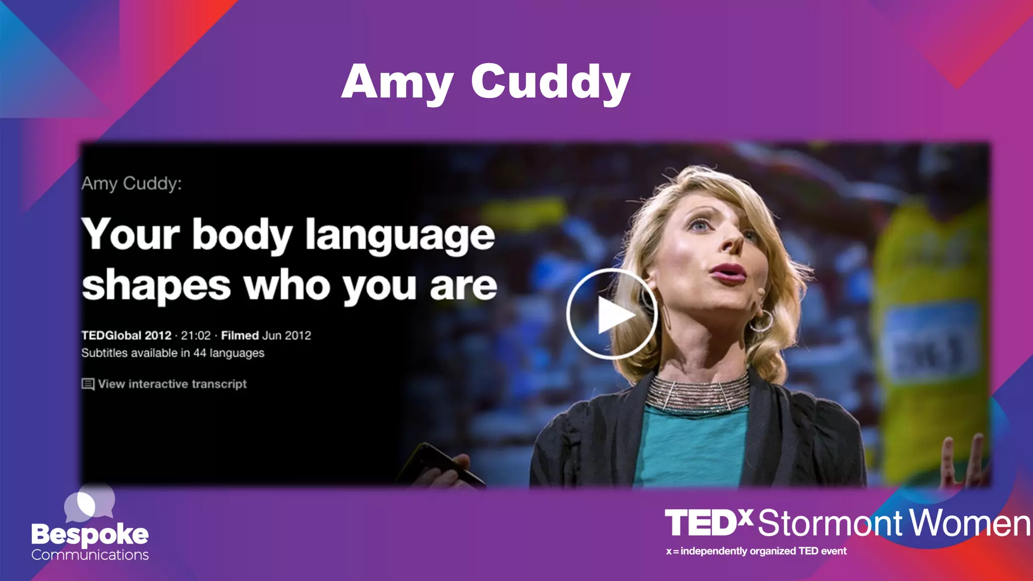 Amy Cuddy
 