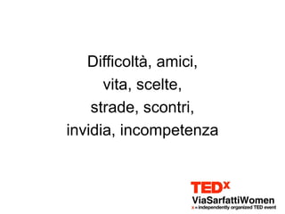 TEDxWomen Francesca Parviero