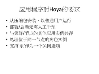ӦóHoyaҪ
?
?
?
?
?

ѹװͨû
/˹Ԥ
뼯Ⱥ/ڵӦʵ
λͬһڵĽɫʵ
֧'ɱ'Ϊһرѡ

 