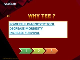 POWERFUL DIAGNOSTIC TOOL DECREASE MORBIDITY INCREASE SURVIVAL   