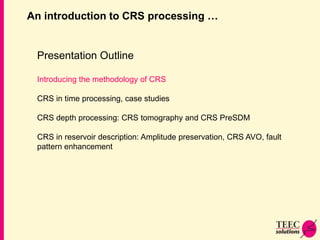 CRS Introduction | PPTX