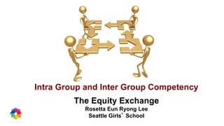 Intra Group and Inter Group Competency
The Equity Exchange
Rosetta Eun Ryong Lee
Seattle Girls’ School
 
