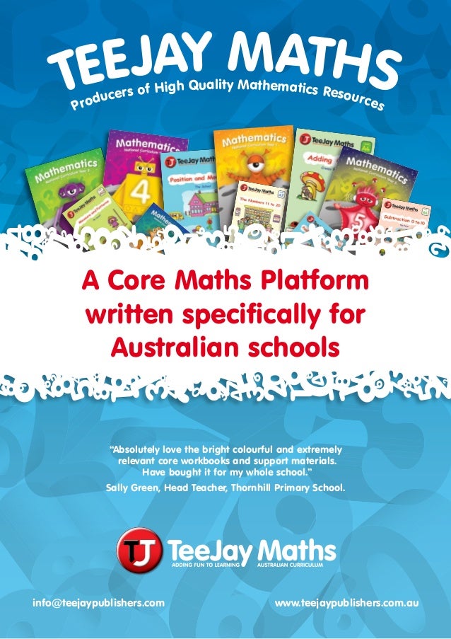Teejay Maths Book Content Summary