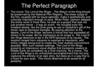TEEL-CON Paragraph Structure