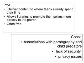 Libraries and Technology Presentation | PPT