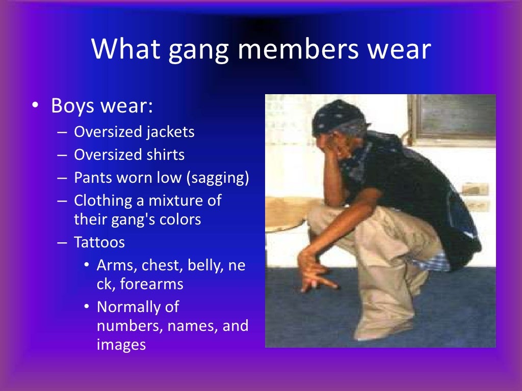 Teenage gang affiliation[1]