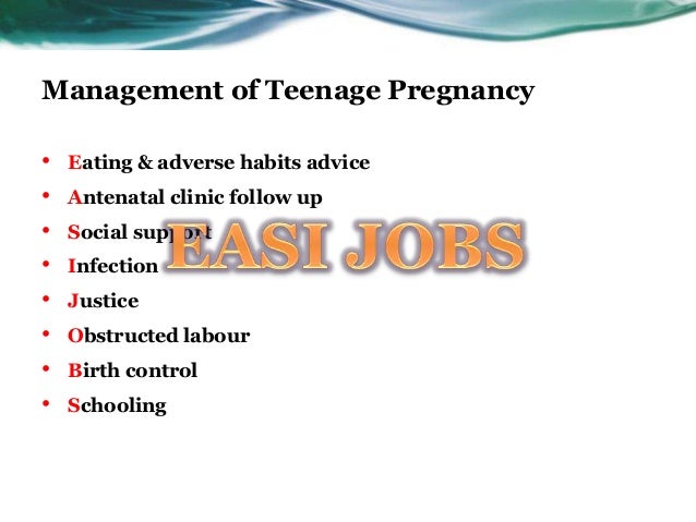 Teenage Pregnancy