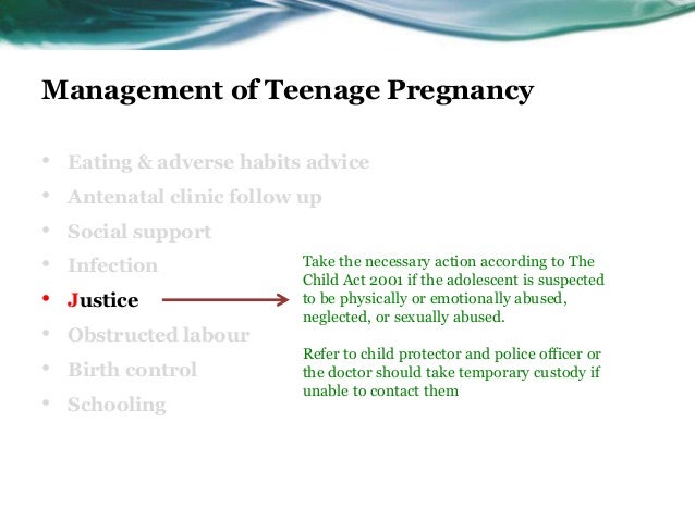 Teenage Pregnancy