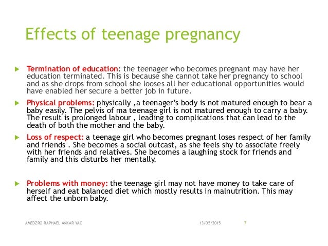 essay on dangers of pregnancy