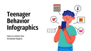 Teenager
Behavior
Infographics
Here is where this
template begins
 