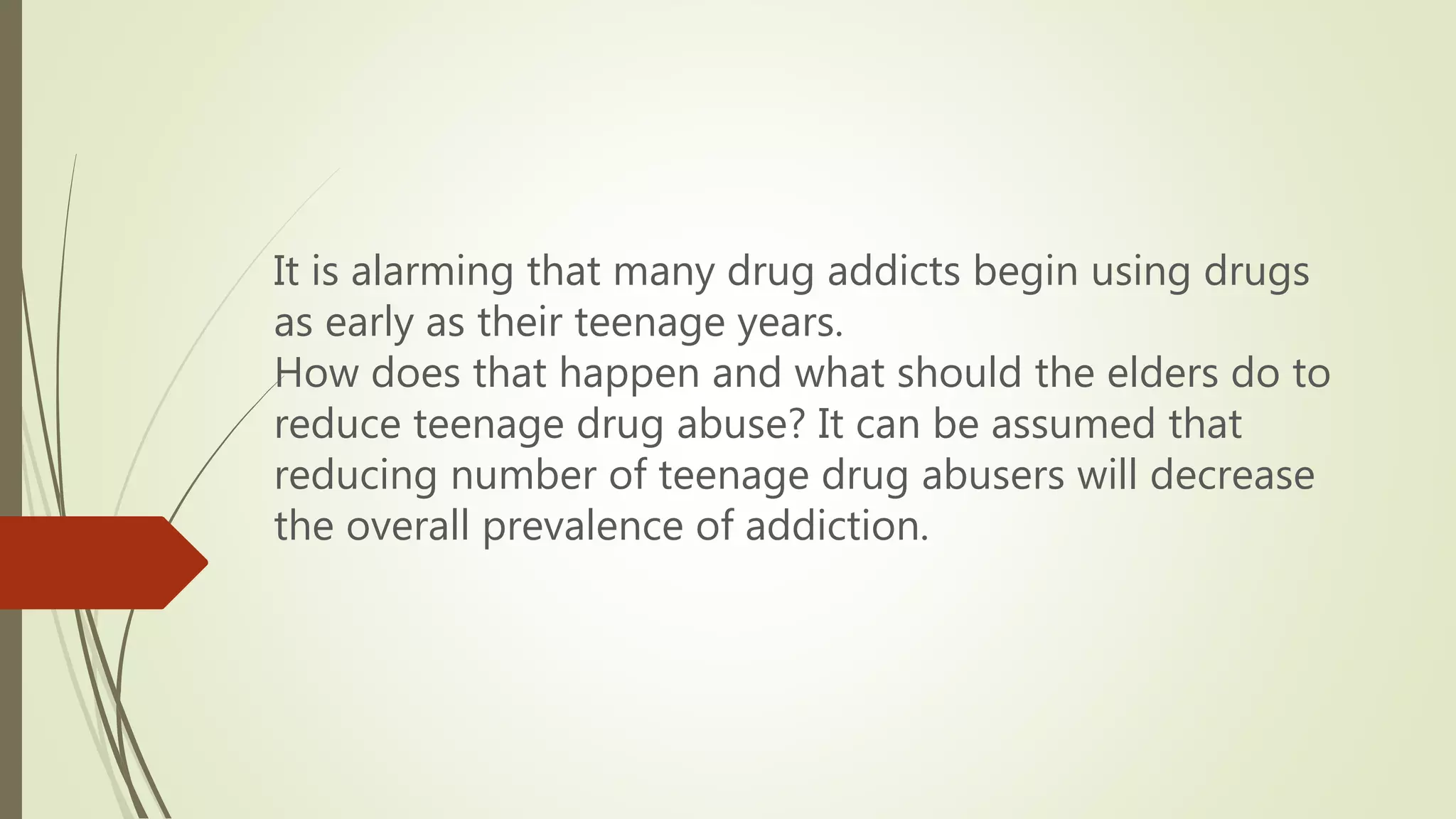 TEENAGERS AND DRUG ABUSE | PPTX