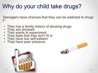 Teenagers on drugs and alcohol | PPTX