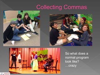 So what does a
normal program
look like?
…crazy
 