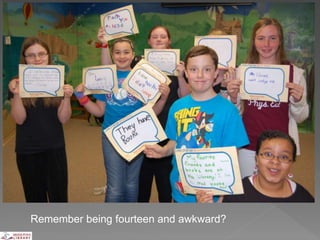 Remember being fourteen and awkward?
 