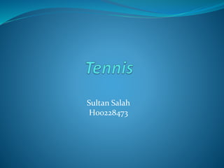 Sultan Salah
H00228473
 