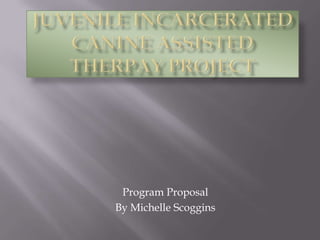 Program Proposal
By Michelle Scoggins
 