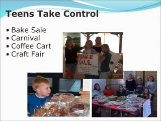 Teens Take Control Bake Sale Carnival Coffee Cart Craft Fair 