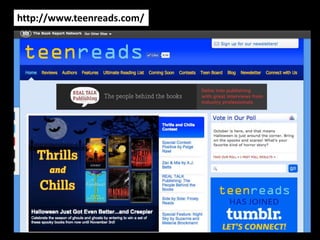 http://www.teenreads.com/ 
 