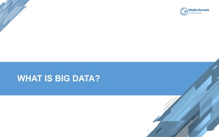 WHAT IS BIG DATA?
 