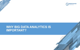 WHY BIG DATA ANALYTICS IS
IMPORTANT?
 