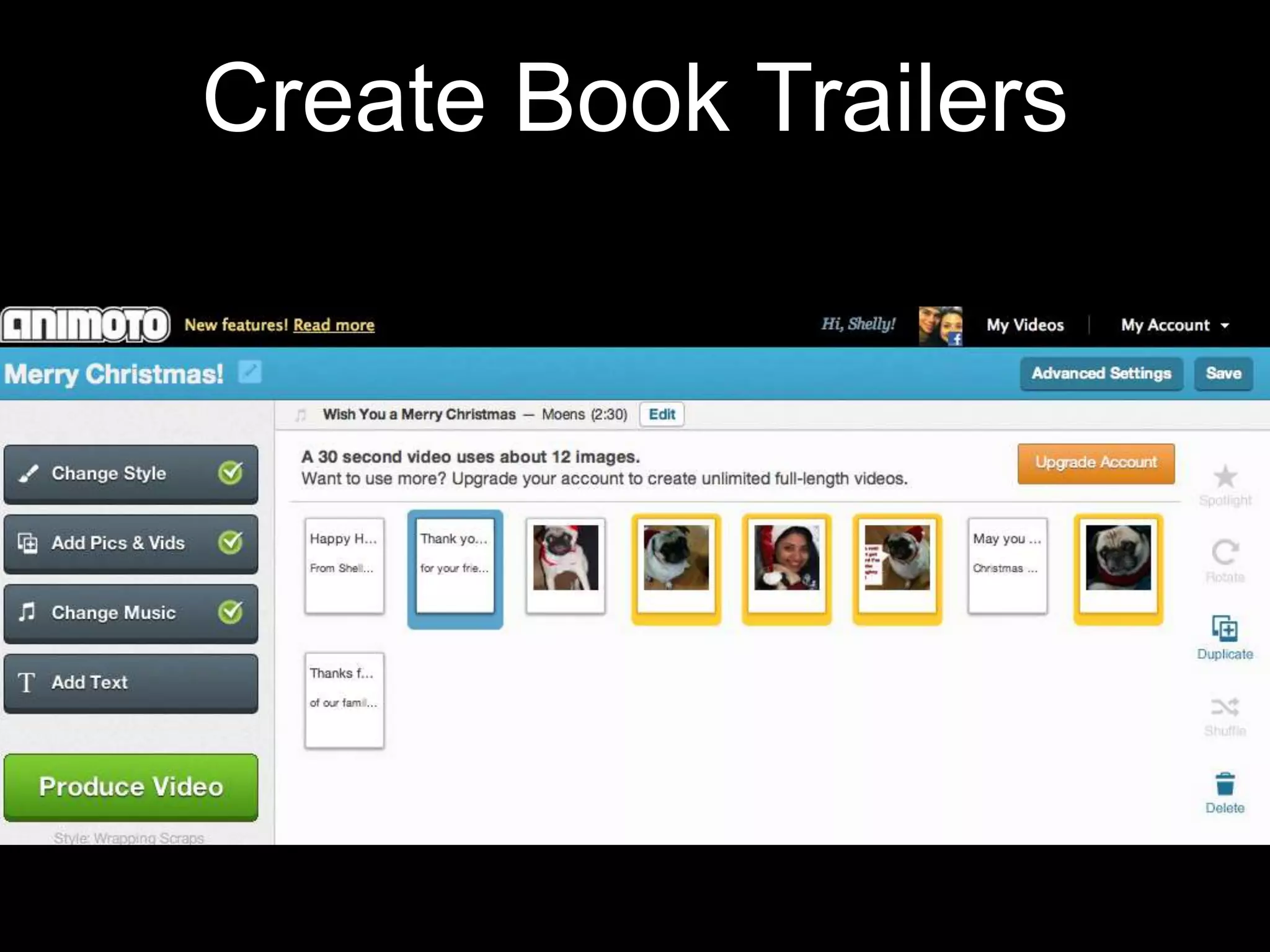 Create Book Trailers
 
