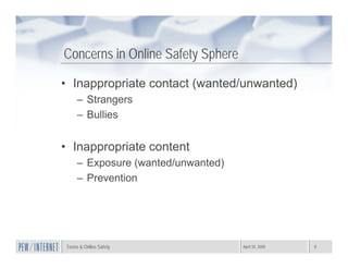 Teens Strangers Amanda Lenhart