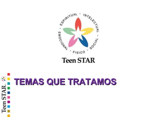TEMAS QUE TRATAMOSTEMAS QUE TRATAMOS
 