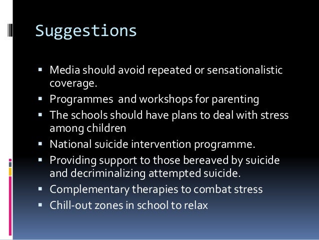 a study on teenager suicide In this lesson, you will learn about statistics and facts concerning teen suicide in the united states you will also learn some strategies to. a study on teenager suicide In this lesson, you will learn about statistics and facts concerning teen suicide in the united states you will also learn some strategies to.