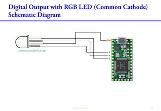 3
4
5
GND
Common Cathode RGB LED
 