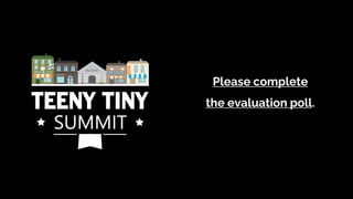 Teeny Tiny Summit - September 26 2023 featuring Peter Kenyon