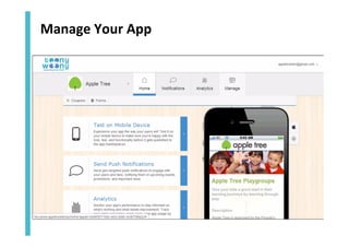 Manage	
  Your	
  App	
  

 