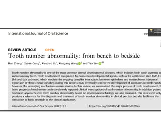 dental abnormalities on genetic background (new vision).pptx