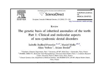 dental abnormalities on genetic background (new vision).pptx