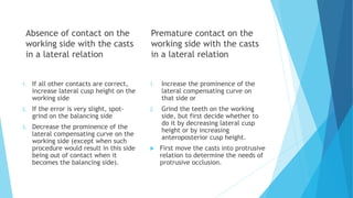 Teeth arrangement in balanced occlusion | PPTX