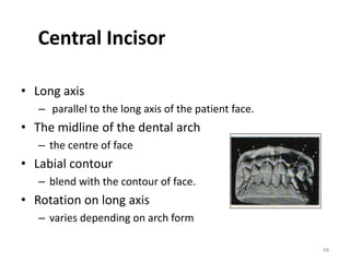 Teeth arrangement | PPTX