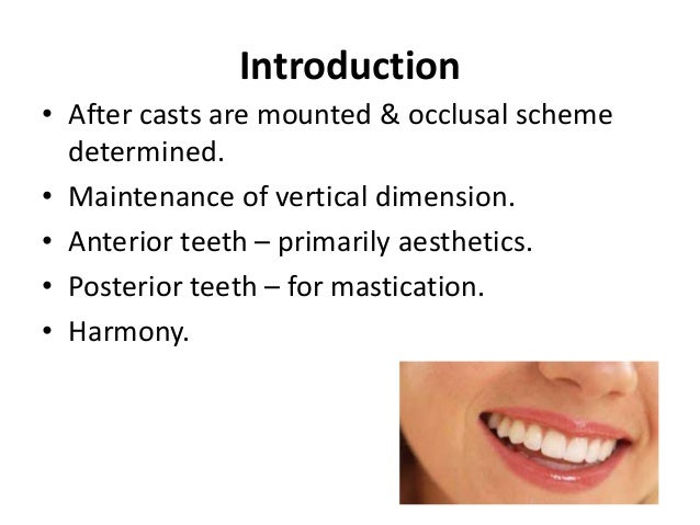 Teeth Arrangement -