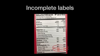 Incomplete labels
?% ?%
?% ?%
 