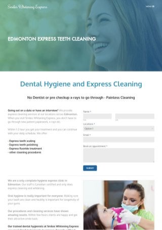 Professional teeth cleaning services