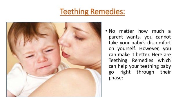 teething remedies for infants
