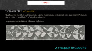 Dented Blade Example TEETH SELECTION in prosthodontic dentistry | PPT