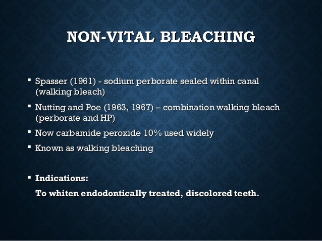 teeth bleaching