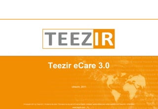 Teezir eCare 3.0 Utrecht, 2011 
