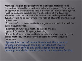 [TEFL] Language Teaching Methods/ Approaches | PPT