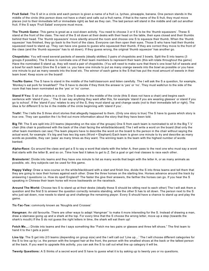 tom s tefl ideas