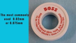 The most commonly
used 0.02mm
or 0.075mm
 