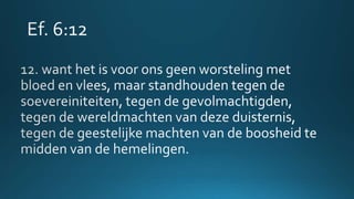 Tegenstellingen in de efezebrief
