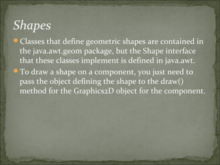 Java Graphics | PPT