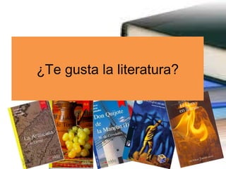 ¿Te gusta la literatura? 